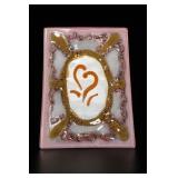 Decorative Glass Art Tray