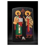 Saints Cyril & Methodius Handmade Icon