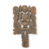 Cast Iron Grape Scroll Footed Trivet