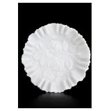 Imperial Glass Rose Milk Glass Bowl