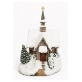 Hawthorne Village Thomas Kinkade Christmas Chapel