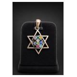 Sterling Silver Star Of David Pendant