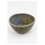 Signed Studio Pottery Speckled Glazed Bowl