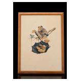 Lawson Wood Monkey Illustration Framed Artwork