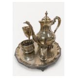 International Silver Co Silverplate Tea Service