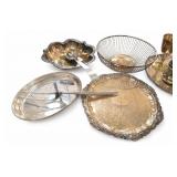 Victorian Silver-Plated Serving Pieces