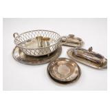 Assorted Silverplate Serving & Tableware Lot