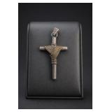 Sterling Silver Wrapped Cross Pendant