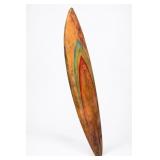 Multicolor Painted Surfboard