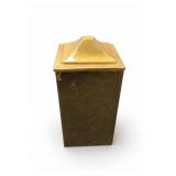 Brass Match Holder Box With Lid