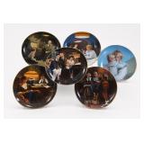 Norman Rockwell W.S. George 1989 China Plate Set