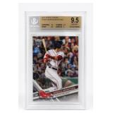 2017 Topps Chrome Andrew Benintendi 9.5 Card