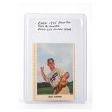 1955 Don Zimmer Hand Cut Golden Stamp Card