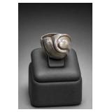 Chunky Sterling Silver Ring, Size 5