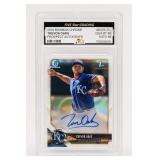 2018 Bowman Chrome Trevor Oaks GEM MT 10 Card