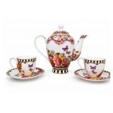 Lenox Melli Mello Eliza Stripe 5 Piece Tea Set