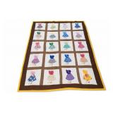 Sunbonnet Sue Appliquï¿½ Quilt, 16 Blocks