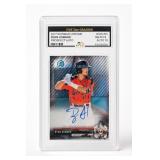 2017 Bowman Chrome Ryan Howard 8 Auto 10 Card