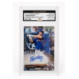 2017 Bowman Chrome Quinn Brodey GEM MT 10 Card