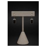 Sterling Silver Drop Earrings Pair