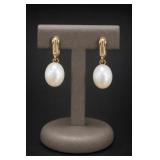 Gold Fill Earrings Pair