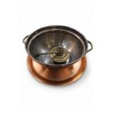Bazar Francais Copper Chafing Dish With Burner