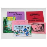 Six Illustrated Booklets With Printed Titles