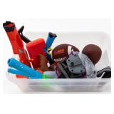 Mixed Toy Lot With Balls & Toy Guns