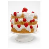 Strawberry Shortcake Ceramic Cake Stand With Dome