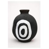 Bloomingville Black & White Target Vase