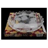 Crystal Clear Studios 13" Chrysanthemum Platter