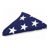 American Flag With White Stars