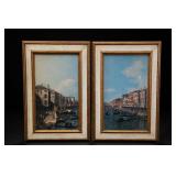 Catalda Fine Arts Canaletto Grand Canal Pair