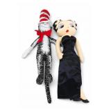 Betty Boop & Cat In The Hat Character Doll Set