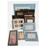 Assorted Framed Art & Photo Frames Set