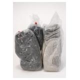 Western Boot Socks 3PK Grey 10-13 Style 7370