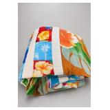 Guam Hibiscus Patchwork Quilt