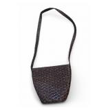 L.J.S. Collection Woven Shoulder Bag