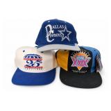 3 Dallas Cowboys Texas Stadium Super Bowl Caps