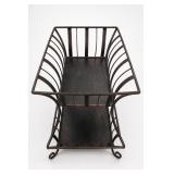 Wrought Iron Openwork Armchair