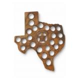 Texas-Shaped Metal Hot Plate Trivet