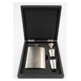 Stainless Steel Hip Flask Set With Cups