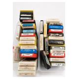 Assorted 8-Track Music Tape Lot