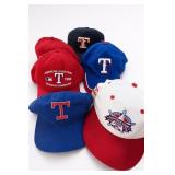Texas Rangers 1995-1996 Commemorative Cap Set