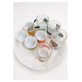 Sports Team Glasses, Bowls & Spoons Lot