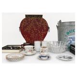 Mixed Tableware, Glassware & Decorative Vase Lot