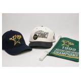 Dallas Stars 1999 Champions 2 Caps & Pennant