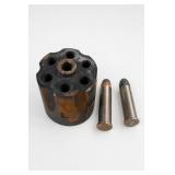 Revolver Cylinder With Two Cartridges