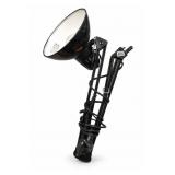 Adjustable Black Swing Arm Desk Lamp, 75W