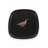 Couroc Pheasant Serving Tray, Monterey California